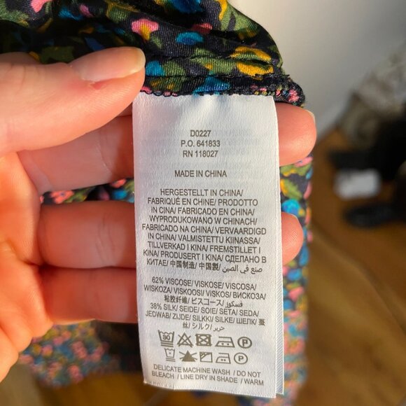 BODEN Elena Silk-blend Midi Slip Dress In Blue Size 14 - Picture 14 of 15